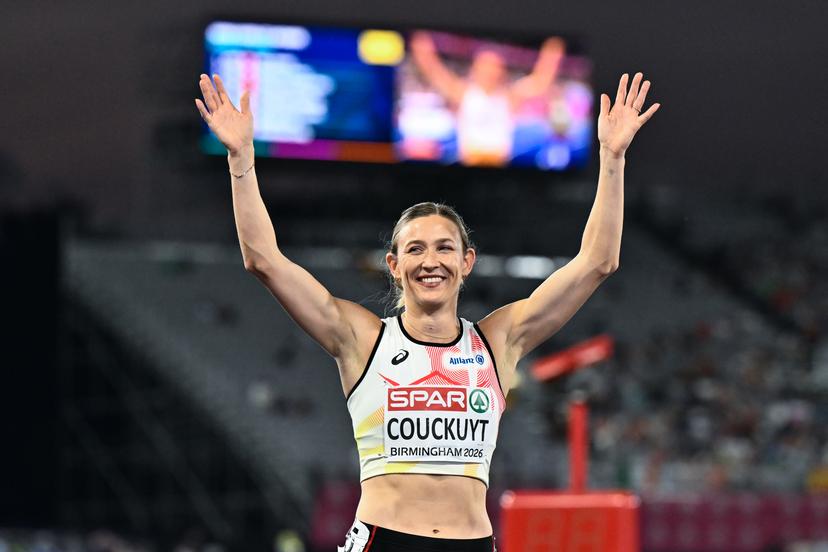 Belgian Paulien Couckuyt pictured at the start of the women's 400m on the third day of the European Athletics Championships (August 10-18) in Birmingham, United Kingdom, on Wednesday 12 August 2026. BELGA PHOTO ERIC LALMAND